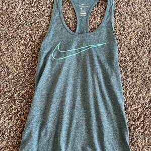 Nike Green Racerback Tank Top